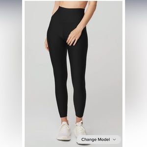 Alo Yoga Black 7/8 High-Waist Airlift Legging